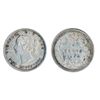 Image 1 : FIVE CENTS. 1864. Small ‘6’ variety. ICCS AU-50. Lightly toned.