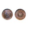 Image 1 : 1/2 CENT. 1861. NGC graded SPECIMEN-64, Red-Brown. 30% remaining luster. Superb strike. Excellent ‘e