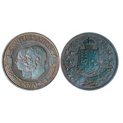 Canada Confederation. 1867-1927. Obv: Conjoined busts of Queen Victoria and George V, left. Rev. : C