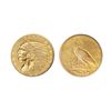 Image 1 : $2 1/2 Gold. 1915. Indian Head. EF-45.