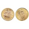Image 1 : $20.00 Gold. 1923-D. St. Gaudens. UNC-60. Brilliant golden luster.
