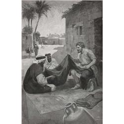 Market Scene in Jericho   by Charles Mills Sheldon