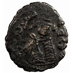 ARAB-BYZANTINE: Imperial Bust type, ca. 670s/680s, AE fals (3.57g), Antardos, ND