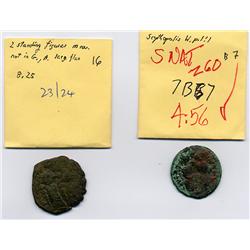 ARAB-BYZANTINE: AE follis, MM