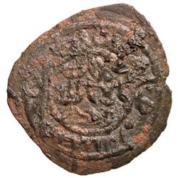 UMAYYAD: Anonymous, ca. 715-720, AE fals (3.31g), 'Asqalan, ND