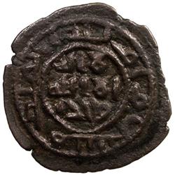UMAYYAD: Anonymous, ca. 700-710, AE falsan (3.55g), al-Ramla, ND