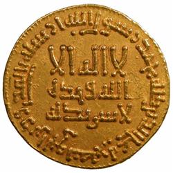 ABBASID: al-Mahdi, 775-785, AV dinar (4.17g), NM, AH162
