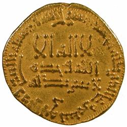 ABBASID: al-Rashid, 786-809, AV dinar (4.23g), NM, AH187