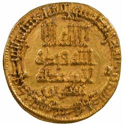ABBASID: al-Ma'mun, 810-833, AV dinar (4.26g), NM, AH203