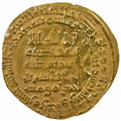 ABBASID: al-Qahir, 932-934, AV dinar (2.23g), Tustar min al-Ahwaz, AH322
