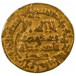 AGHLABID: Ahmad, 856-863, AV dinar (4.19g), NM, AH244