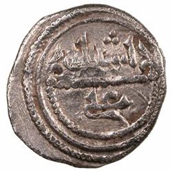 ALMORAVID: 'Ali, 1106-1142, AR 1/4 qirat (0.53g), Ishbiliya (Sevilla), ND