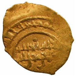 FATIMID: al-Hakim, 996-1021, AV 1/4 dinar (0.92g), Tarabulus, AHxx5