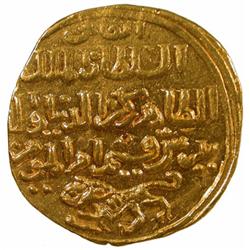 BAHRI MAMLUK: Baybars I, 1260-1277, AV dinar (6.42g), al-Iskandariya, DM