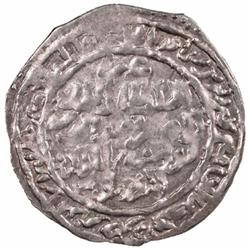 RASULID: al-Muzaffar Yusuf, 1249-1295, AR dirham (1.82g), Hisn al-Jahili, AH663