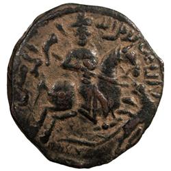 SELJUQ OF RUM: Kayqubad I, as malik of Tokat, 1216-1219, AE fals (10.18g), NM, ND
