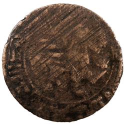 QARAKHANID: Yusuf b. 'Abd Allah, 1004-1006 &1012-1014, AE fals (1.47g), al-Shash, AH396