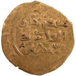 GREAT MONGOLS: Chingiz Khan, 1206-1227, AV dinar (3.38g) (Bukh)ara, ND