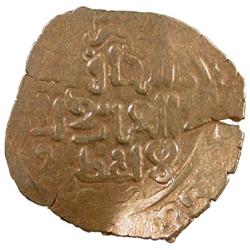 GREAT MONGOLS: Chingiz Khan, 1206-1227, AV dinar (2.81g), Herat, ND
