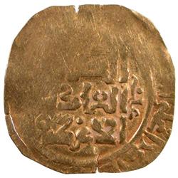 GREAT MONGOLS: Chingiz Khan, 1206-1227, AV dinar (3.48g), mint obscure, ND