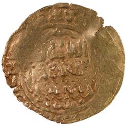 GREAT MONGOLS: Chingiz Khan, 1206-1227, AV dinar (3.60g), Badakhshan, ND