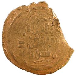 GREAT MONGOLS: Chingiz Khan, 1206-1227, AV dinar (3.70g), Khujandah, ND