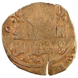 GREAT MONGOLS: Chingiz Khan, 1206-1227, AV dinar (4.28g), Otrar, ND
