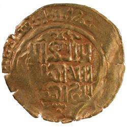 GREAT MONGOLS: Chingiz Khan, 1206-1227, AV dinar (3.60g), Badakhshan, ND