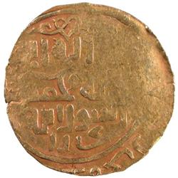 GREAT MONGOLS: Chingiz Khan, 1206-1227, AV dinar (4.02g), Bukhara, ND