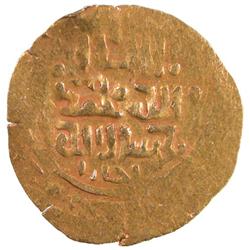 GREAT MONGOLS: Chingiz Khan, 1206-1227, AV dinar (3.53g), Bukhara, ND