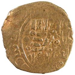 GREAT MONGOLS: Chingiz Khan, 1206-1227, AV dinar (3.16g), Bukhara, ND