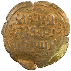 GREAT MONGOLS: Chingiz Khan, 1206-1227, AV dinar (5.09g), Samarqand, ND
