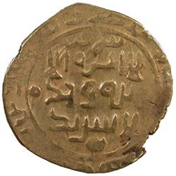 GREAT MONGOLS: Chingiz Khan, 1206-1227, AV dinar (3.48g), Samarqand, ND