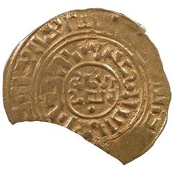 GREAT MONGOLS: Chingiz Khan, 1206-1227, AV dinar (2.77g), NM, ND
