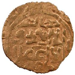 GREAT MONGOLS: Chingiz Khan, 1206-1227, AV dinar (2.12g), al-Urdu al-A'zam, ND