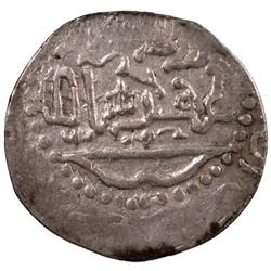 GREAT MONGOLS: Ogedei, 1227-1241, AR dirham (2.78g), As(.), ND