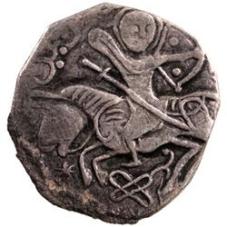 GREAT MONGOLS: Toregene, 1241-1246, AR dirham (2.92g), NM, AH(6)43