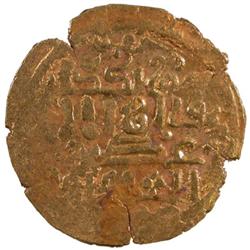 GREAT MONGOLS: Mongke, 1251-1260, AV dinar (4.62g) (Khwarizm), ND