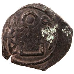 GOLDEN HORDE: Nusrat al-Din Berke, 1257-1267, AE fals (1.58g), Qrim, ND