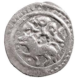 GOLDEN HORDE: Tole Buqa, 1287-1290, AR yarmaq (1.64g), Qrim, ND