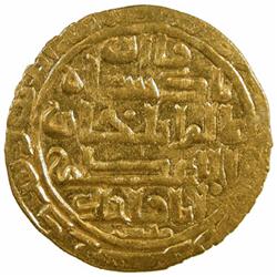 ILKHAN: Abaqa, 1265-1282, AV dinar (5.79g), Yazd, DM