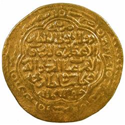 ILKHAN: Uljaytu, 1304-1316, AV dinar (6.00g), al-Basra, AH714