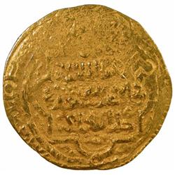 ILKHAN: Abu Sa'id, 1316-1335, AV dinar (5.16g), Qus, DM