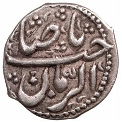 HOTAKI: Azad Khan, 1750-1757, AR shahi (1.19g), Isfahan, AH1167