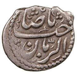 HOTAKI: Azad Khan, 1750-1757, AR shahi (1.15g), Isfahan, AH1167