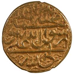 ZAND: Karim Khan, 1753-1779, AV 1/2 mohur (5.46g), Dar al-'Ilm Shiraz, AH1193