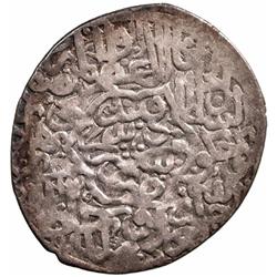 SHAYBANID: Kuchkunji, 1510-1531, AR tanka (4.65g), Samarqand, AH(9)25