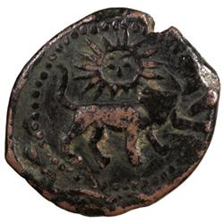 CIVIC COPPER: Iranian occupation, 1624-1638, AE falus (3.01g), Baghdad, ND