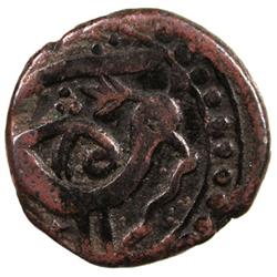 CIVIC COPPER: Anonymous, AE falus (9.57g), Qandahar, AH1052
