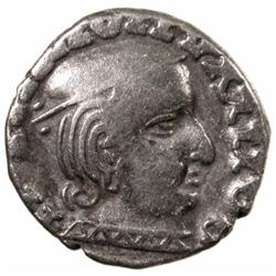 ABHIRAS: Isvaradatta, fl. 241, AR drachm (2.22g), year 1